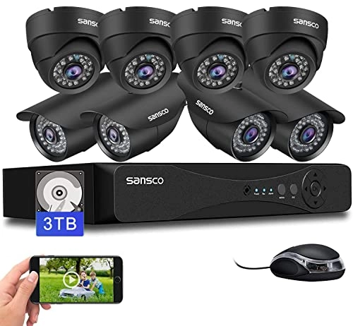 DVR - 8 Channel + Hard Drive - 3TB + Camera - 5MP