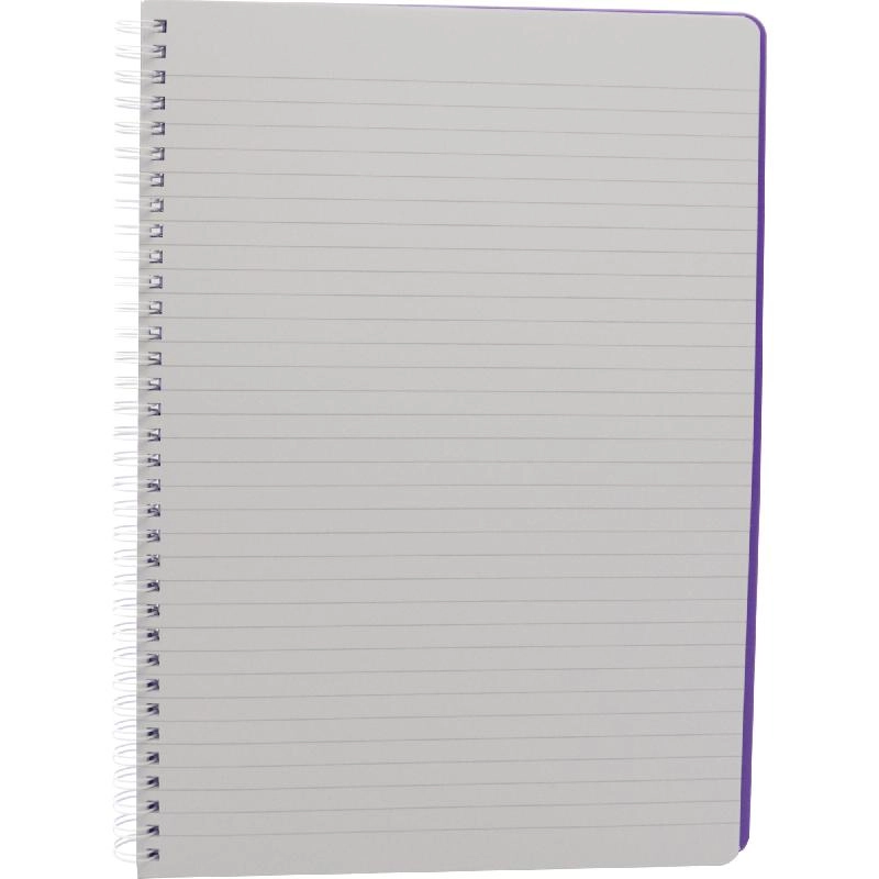 Notebook 19 X 26 cm Spiral - Grid 100 Sheets