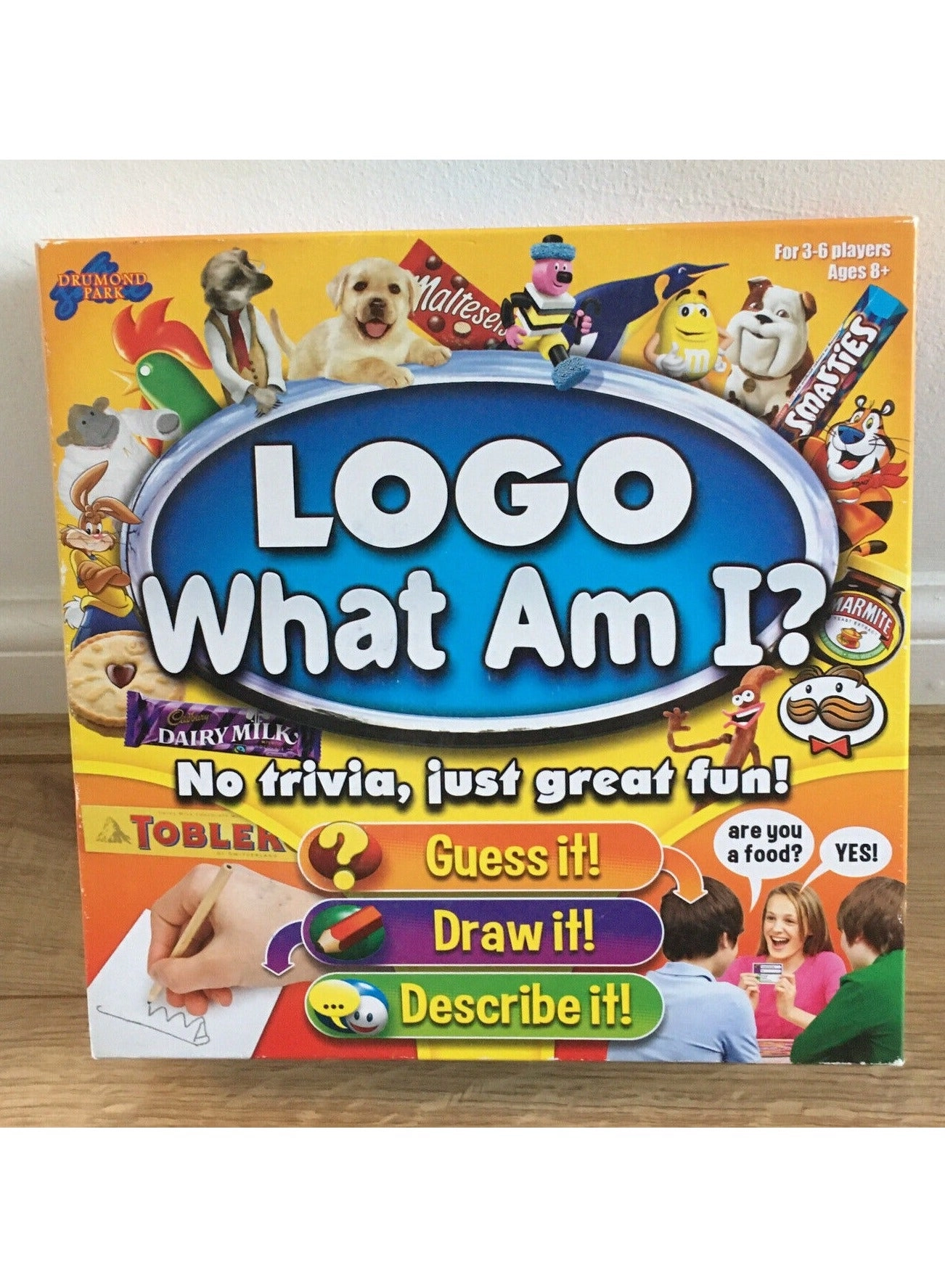 Drumond Park What Am I? Logo Card Game - 48 English Ages 6+
