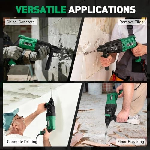 SDS-Plus Rotary Hammer Drill - 8 Amps 1"