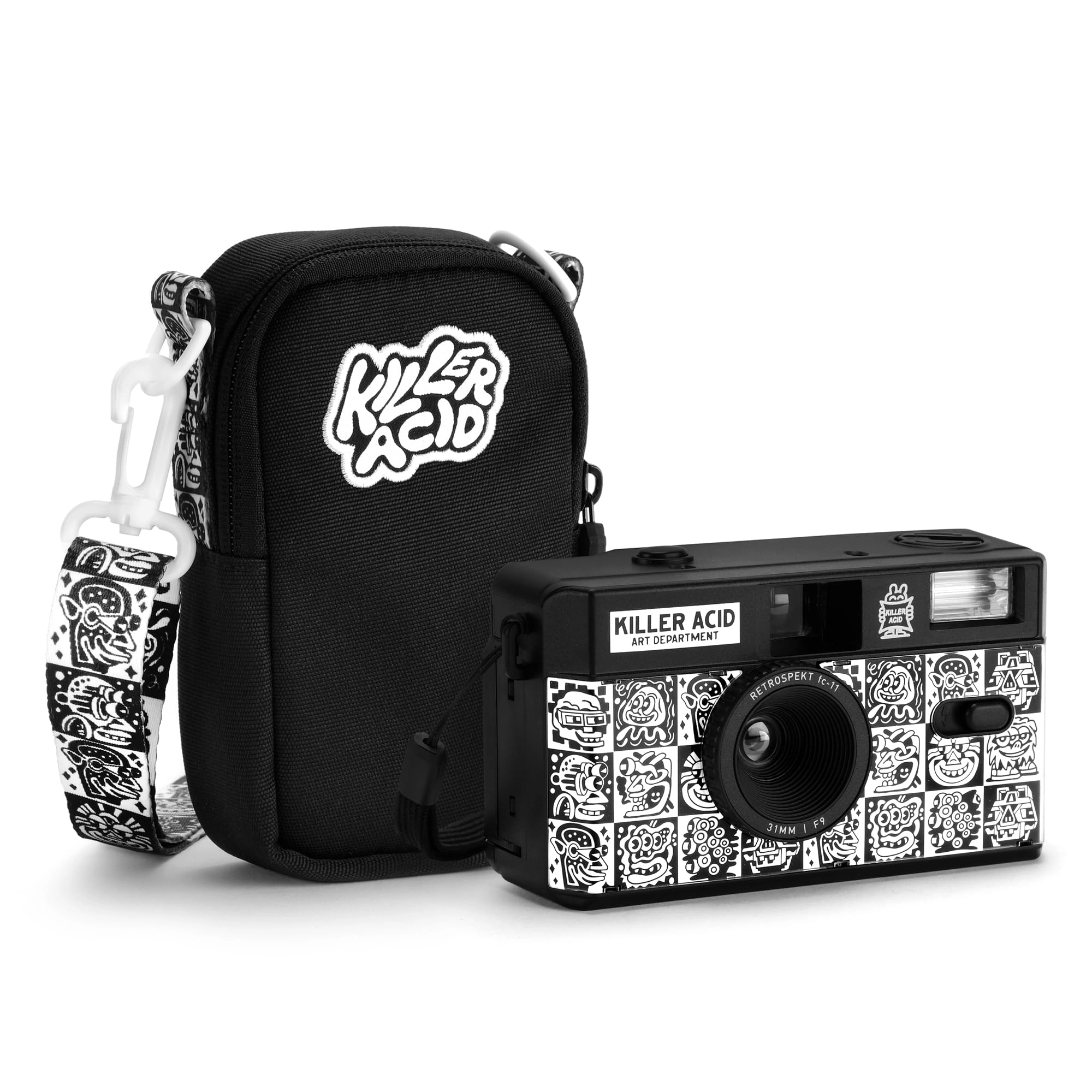 Killer Acid "Official Party Camera" FC-11 - 35mm + Camera Bag