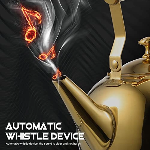 Stainless Steel Tea Pot - 3 pcs 19X18X13CM Gold