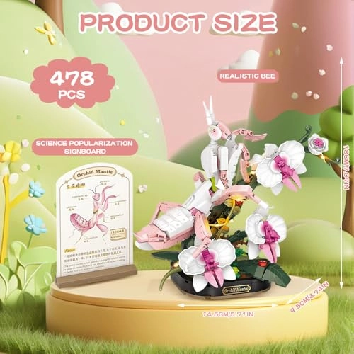 Insect Flower Building Blocks - 478 pcs