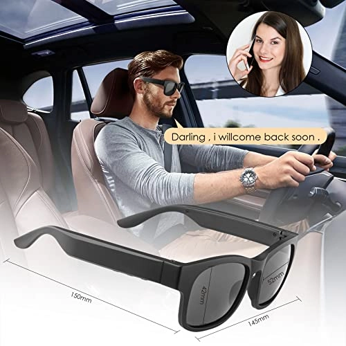 Smart Audio Sunglasses - Bluetooth 5.0 60H Dual Battery