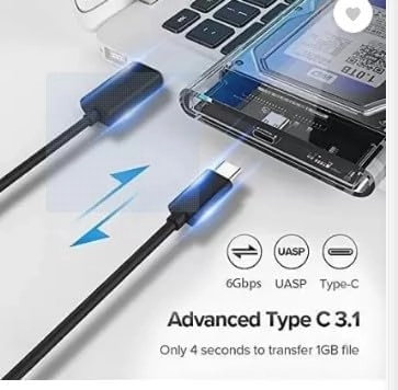 type c portable 1TB HDD