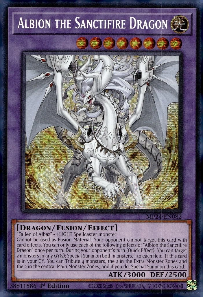 Yu-Gi-Oh! Albion The Sanctifire Dragon MP24-EN082 1st Edition