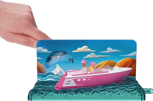 Barbie Mini BarbieLand The Movie Vehicle Collection - 2 1.5-inch Dolls Ages 4+