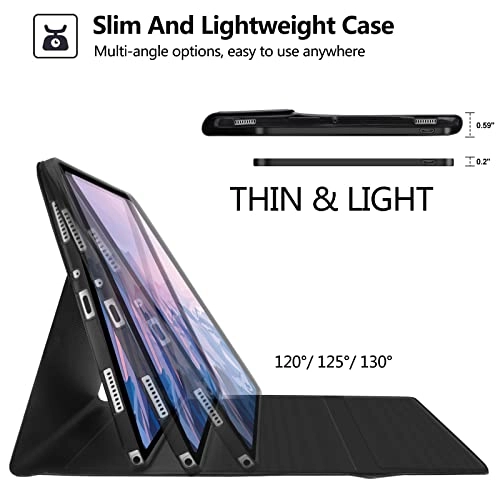 Keyboard Case with Backlit Detachable Keyboard for Samsung Galaxy Tab S8+ Plus 12.4-inch (2022), Galaxy Tab S7 FE 12.4-inch (2021) and Galaxy Tab S7+ 12.4-inch (2020)