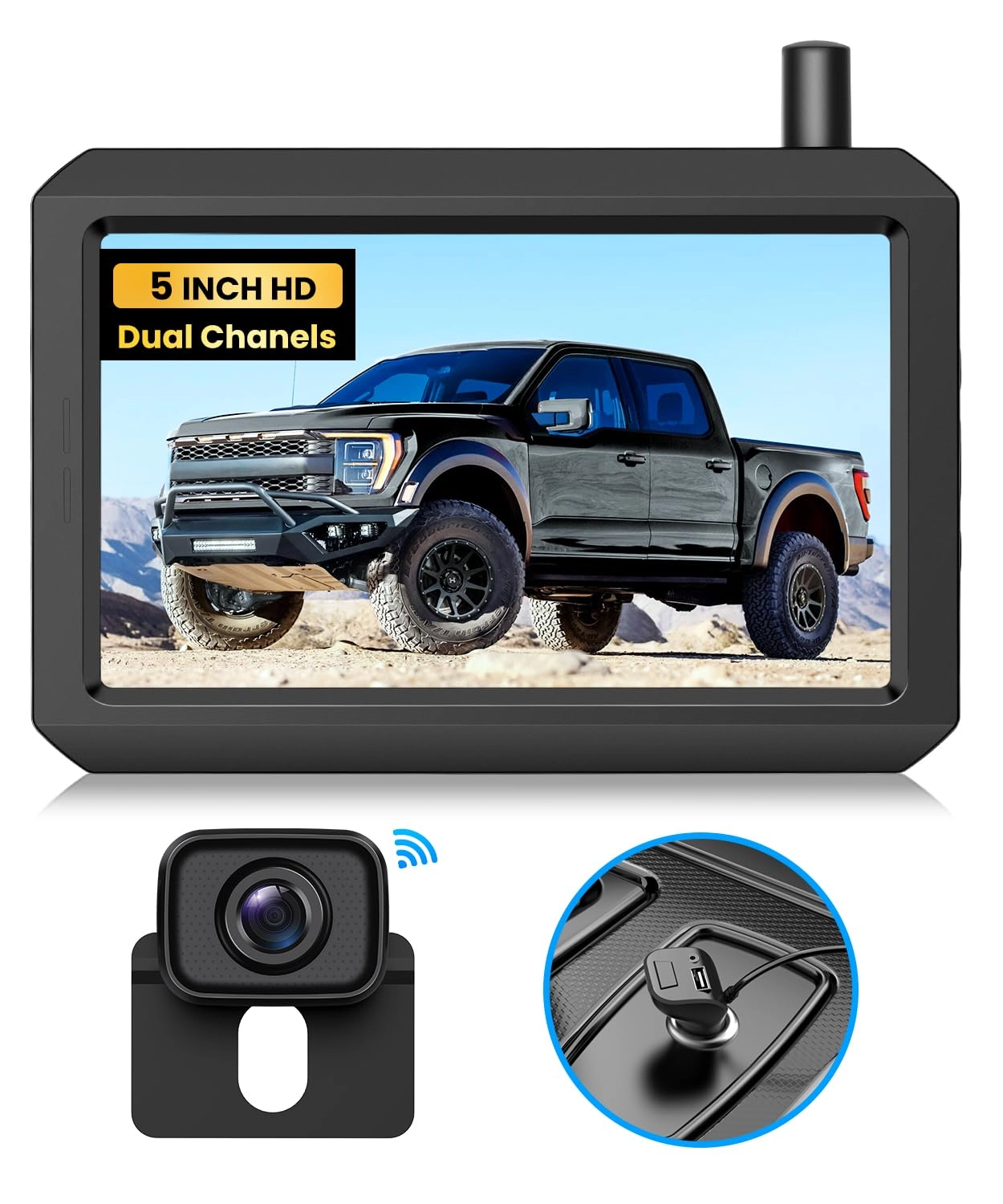 W7 - Super Night Vision Wireless 480 x 272 pixels