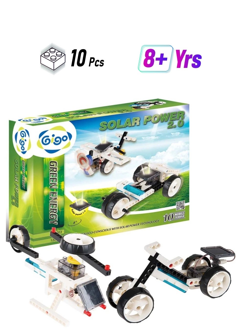 GiGo Toy Solar Power 2.0 - 10 pieces Engineer