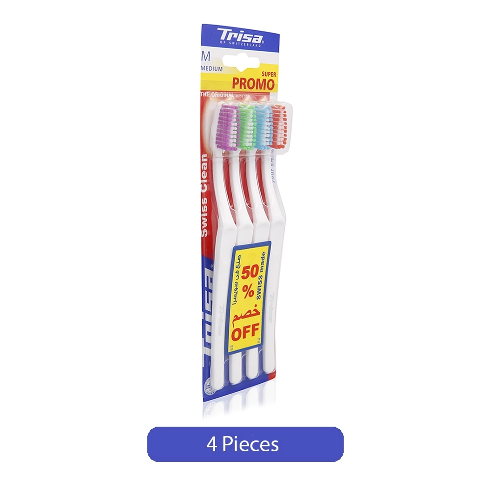 Trisa Swiss Clean - Soft 4-Piece Pack