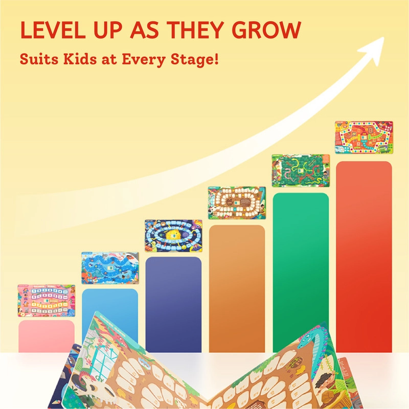 6 In 1 Portable Gamebook - Suitable for 3 years & above