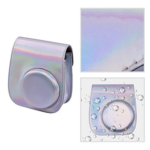 Instant Camera Accessories Kit + Camera Bag + Camera Strap + Photo Album + Photo Clips + Photo Frame + Hanging String + Stickers + Pen + Filt - 12-in-1 leather