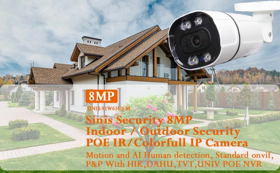 4K Security IP Camera