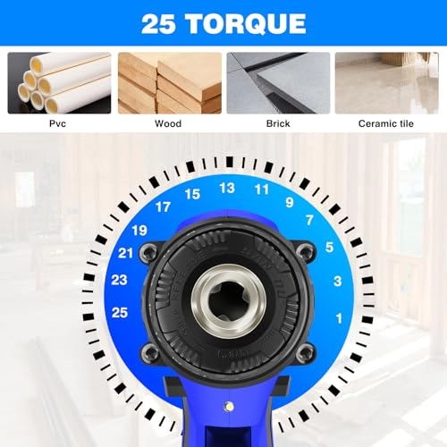 Cordless Drill - 21V 45Nm 26pcs Bits