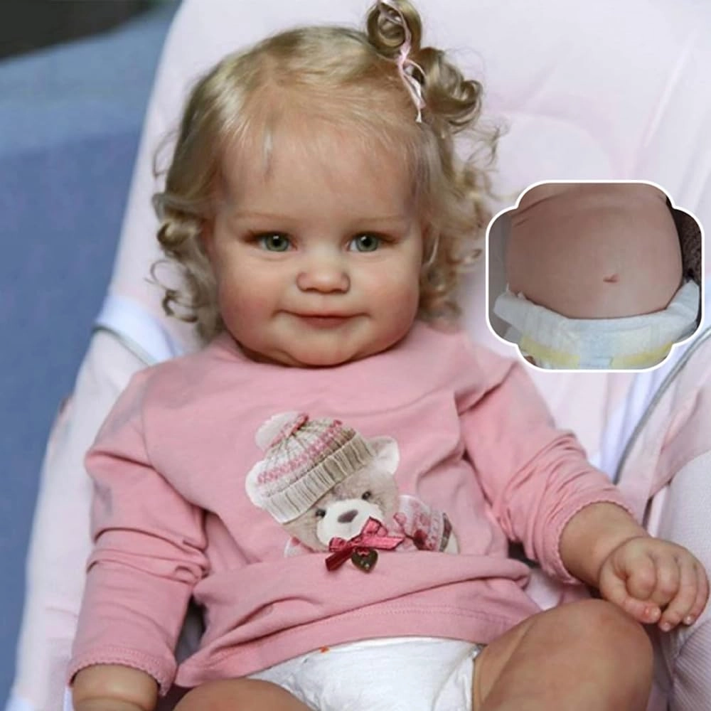 Reborn Baby Doll - 19 Inch Vinyl Cloth Body Ages 3+