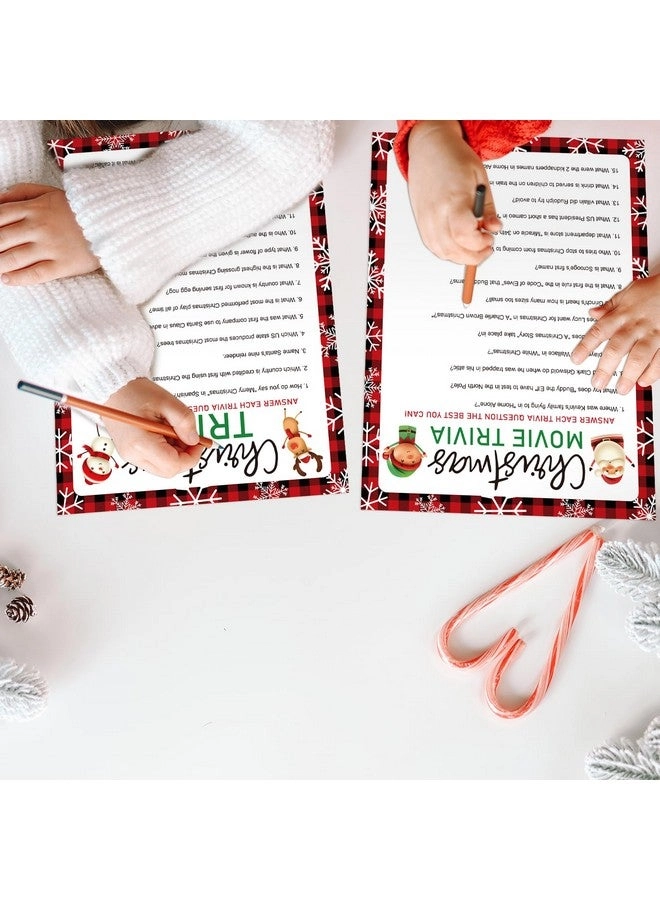 Christmas Trivia Games Question and Answer Cards - 100Pcs