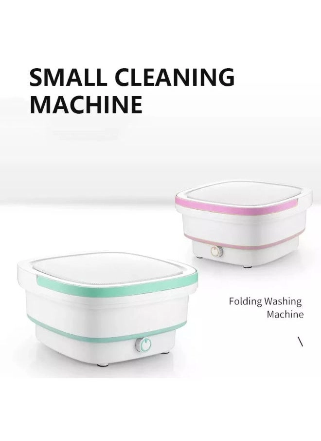 Portable Washing Machine - Foldable Mini Small Washer for Washing Baby Clothes, Underwear or Small Items, Suitable for Apartment, Laundry, Camping, RV, Travel