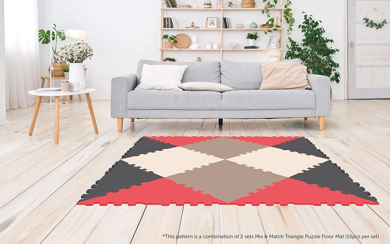 Triangle Puzzle Floor Mat - 10 Months