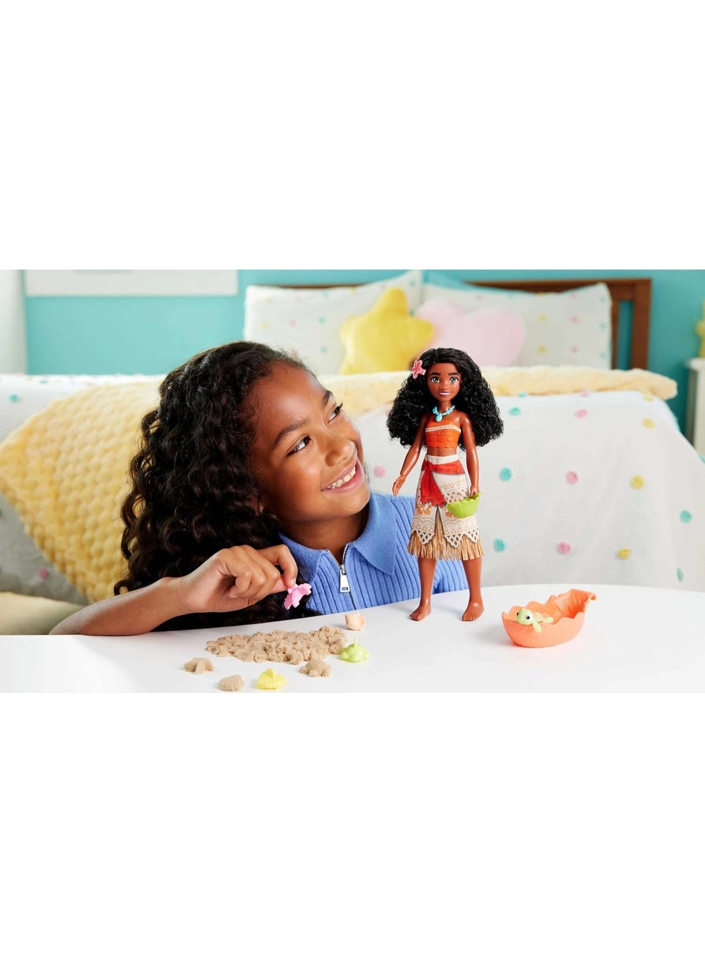 Moana doll + animal figure