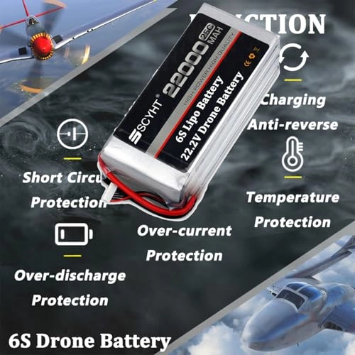 Lipo Battery 6S - 22.2V 22000mAh 30C