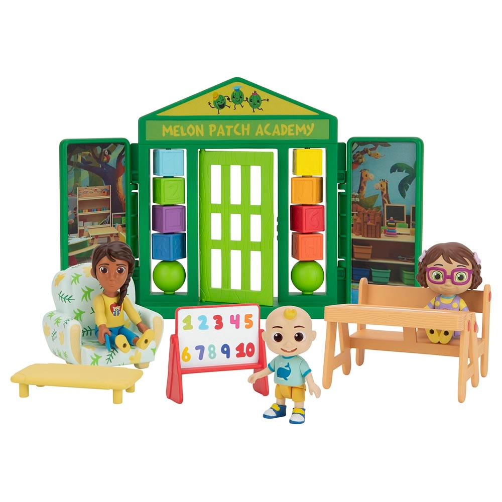 CoComelon Deluxe Schooltime Playtime Set - Suitable for 3 years and above 8Pcs