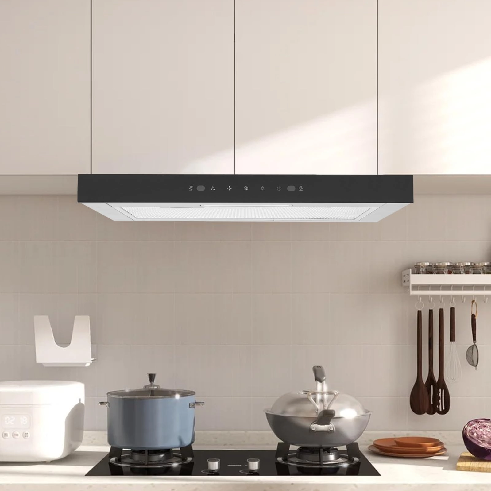 Bacocoo Under Cabinet Range Hood - 350 CFM 60*18*36.5cm