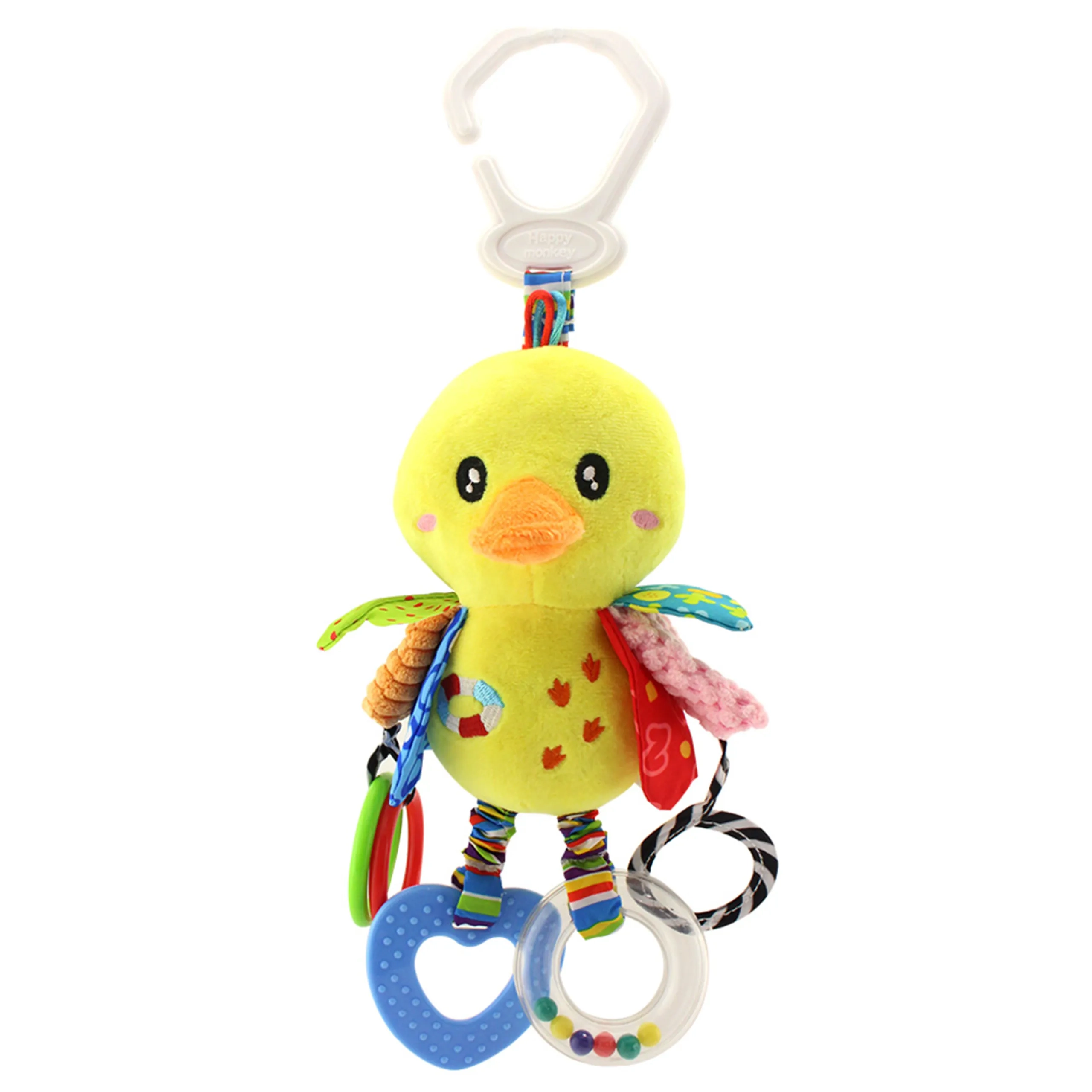 Little Angel Hanging Rattle Soft Toy - Suitable for 6 months & above soft, cuddly plush material