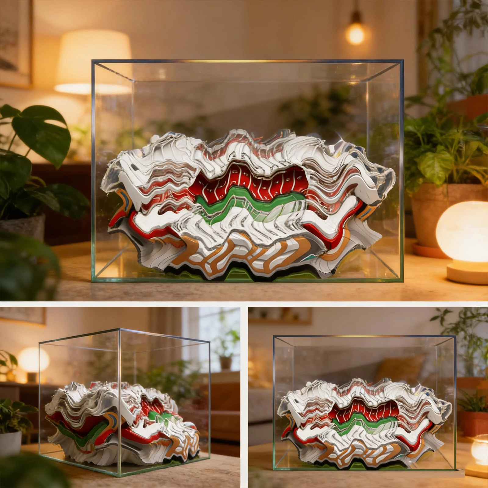 bodamaike Display Case for 10272 Stadium - 56 x 44 x 24 cm 3 mm acrylic Transparent