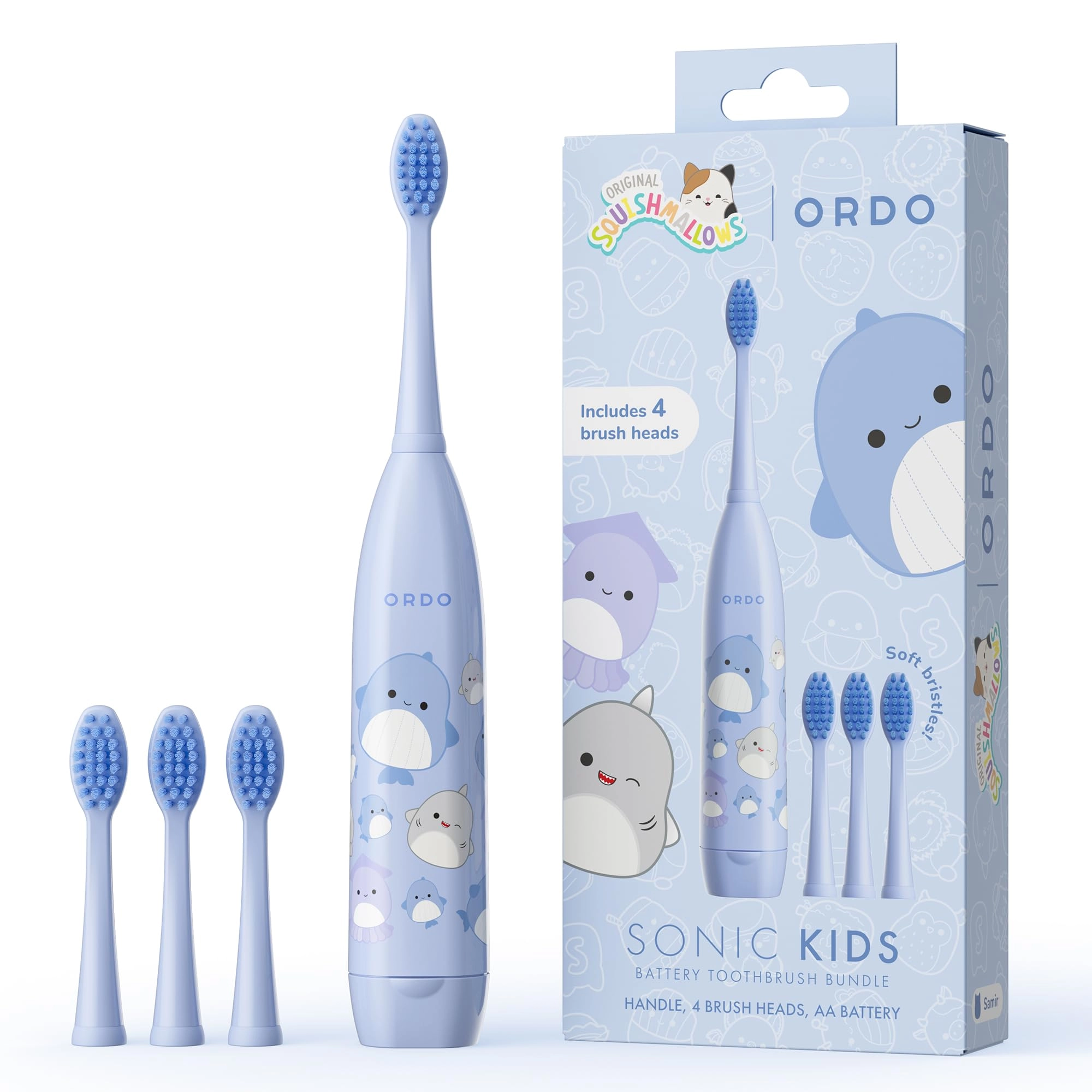 Squishmallows Toothbrush - Sonic Battery Rutabaga