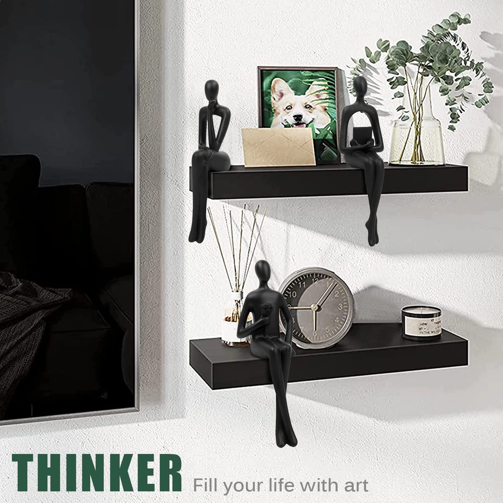 Thinker Statues - Resin