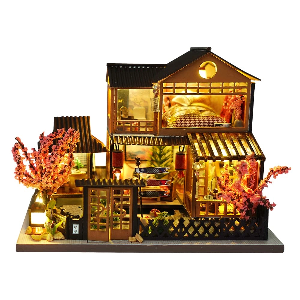DIY Miniature Dollhouse Kit - 3D Wooden LED Light