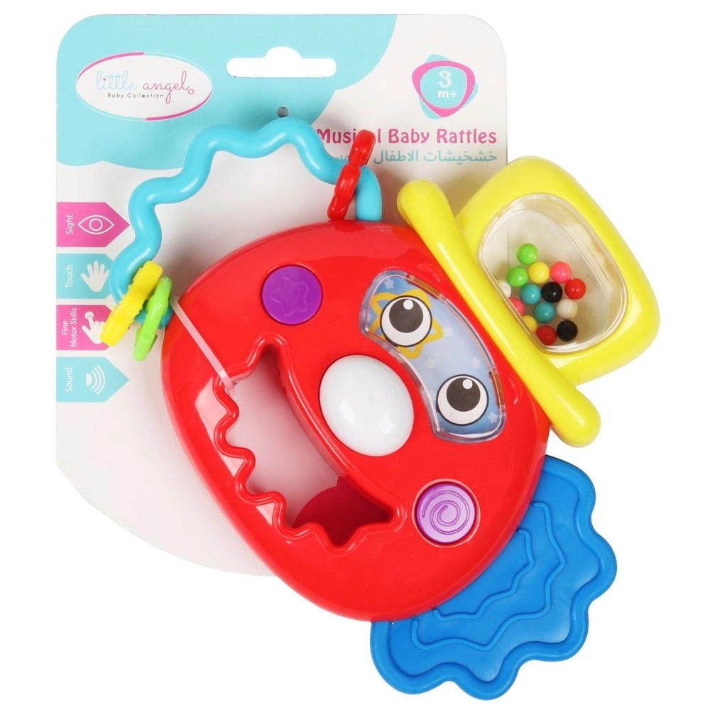 Mr. Quirky Clown Rattle Teether Toy - Suitable for 3 months and above