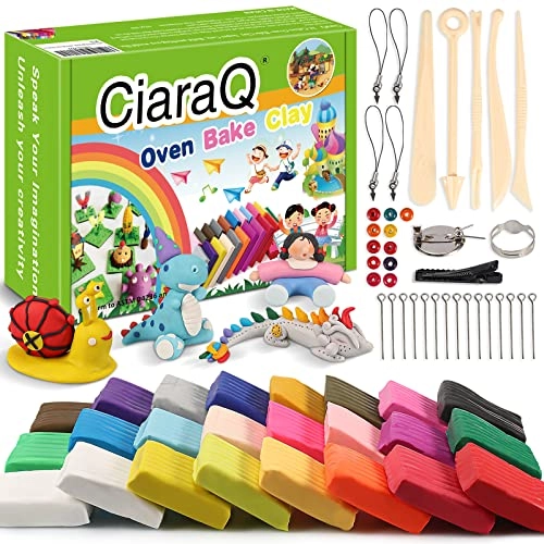 CiaraQ Polymer Clay - 2.13 Kg 60 pcs.