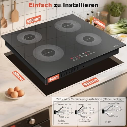 NTI-B472125A-G3-DE Induction hob