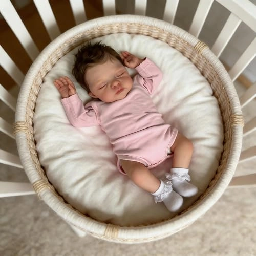 Reborn Baby Doll - 19-inch Cloth body Sleeping Ages 3+