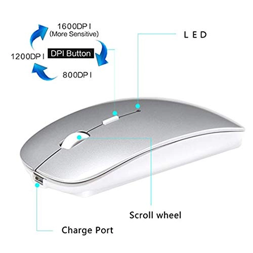 Wireless Bluetooth Gaming Mouse - USB