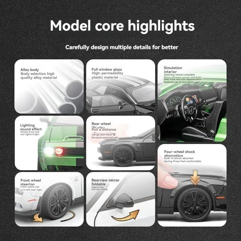 Metal Pullback Car - 1:24 1 pcs