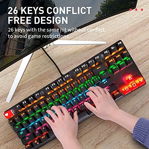 87 Keys Mechanical Keyboard - RF