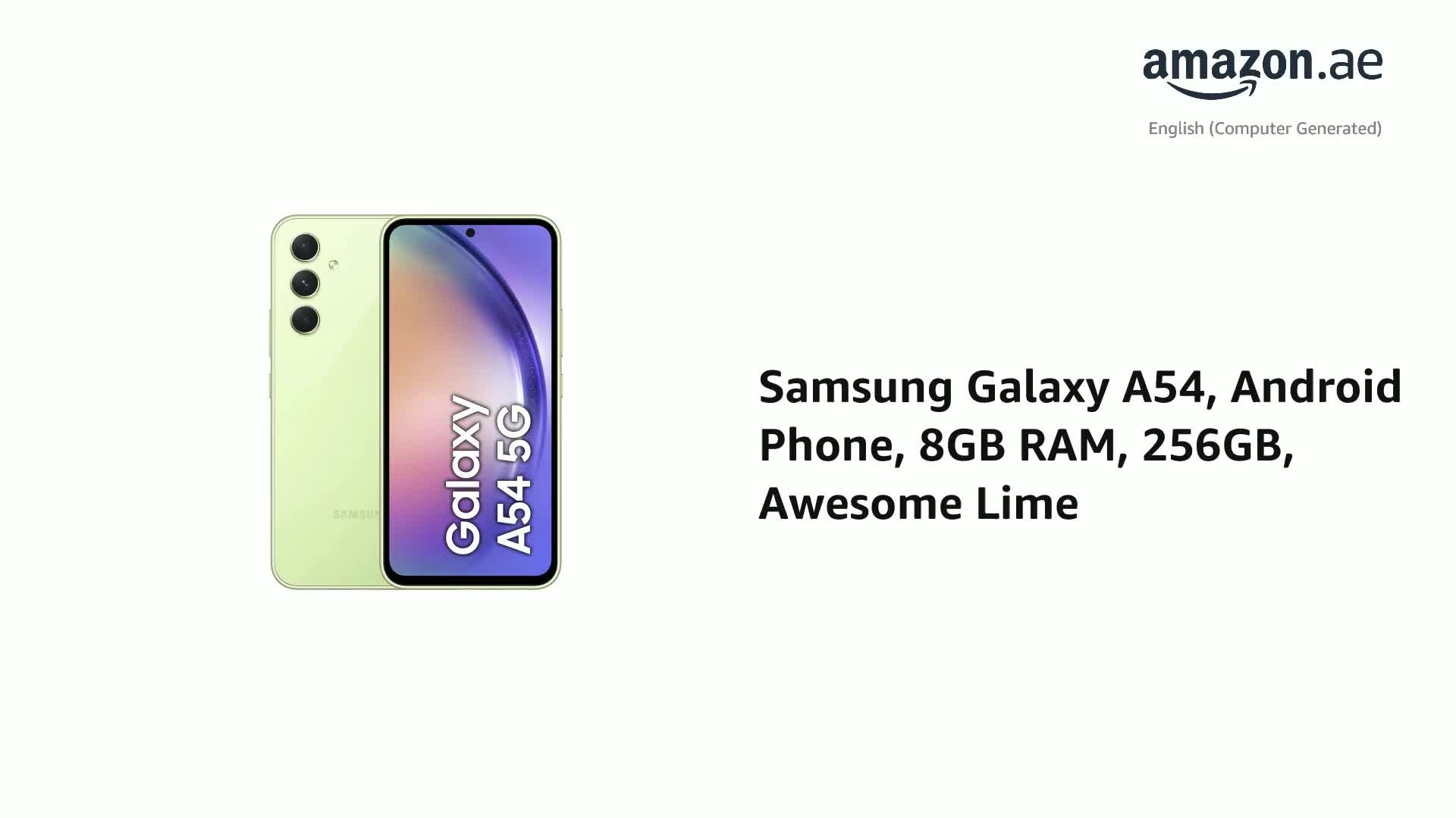 Galaxy A54 - 8GB 256GB