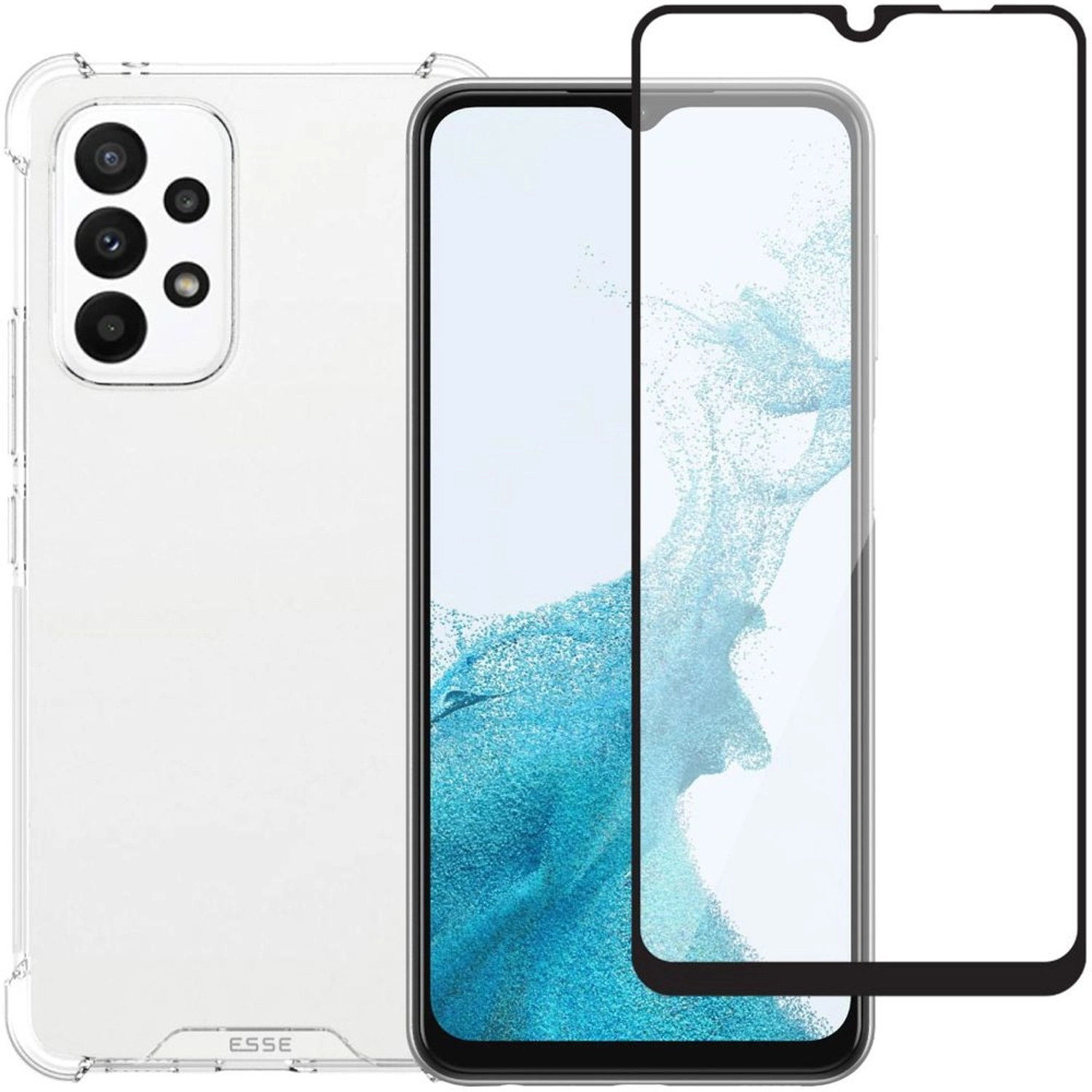 Hyphen Esse Case - Tempered Glass for Samsung Galaxy A23