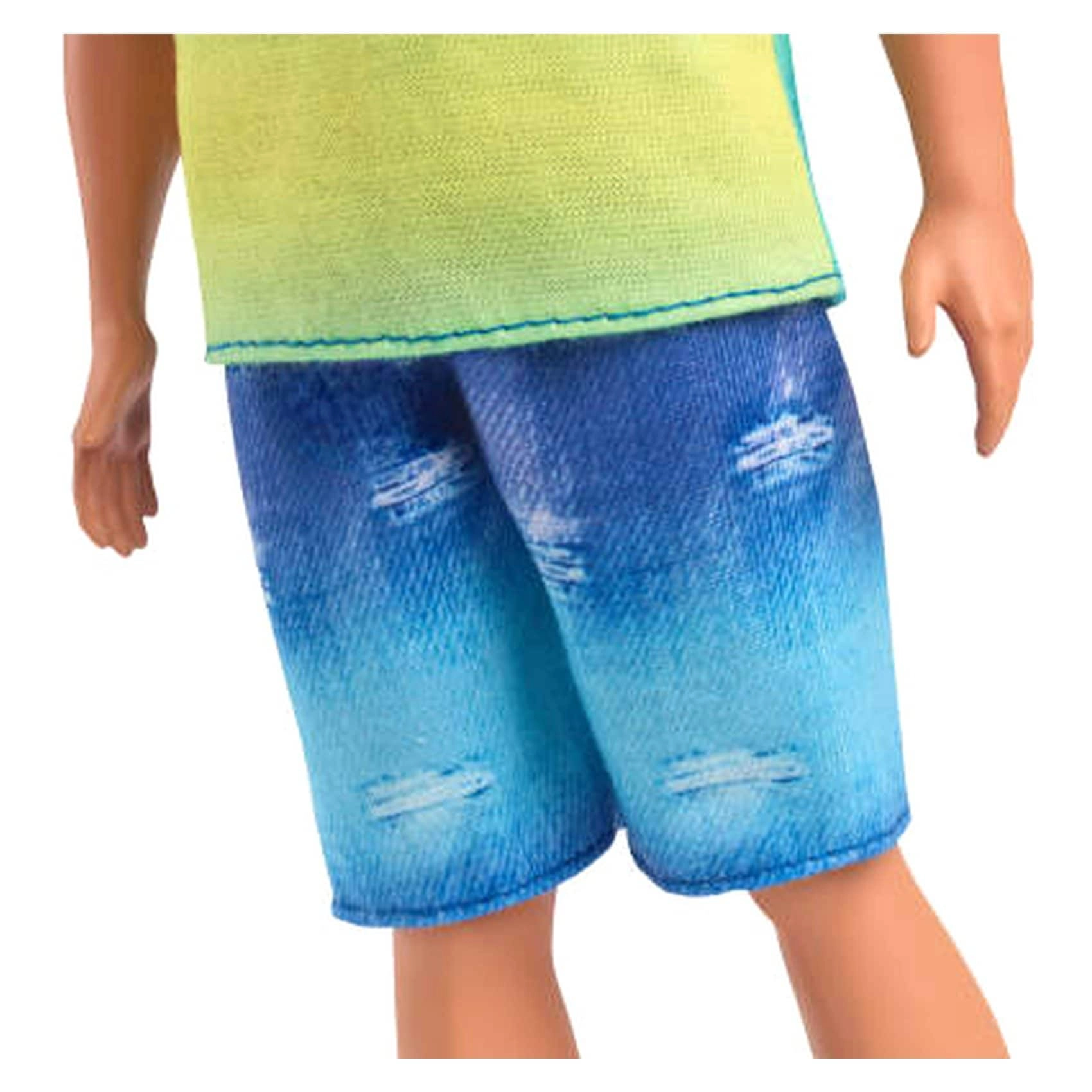 Fashionistas Ken Doll #236 - Black Hair Blue and Green Ombre Tank