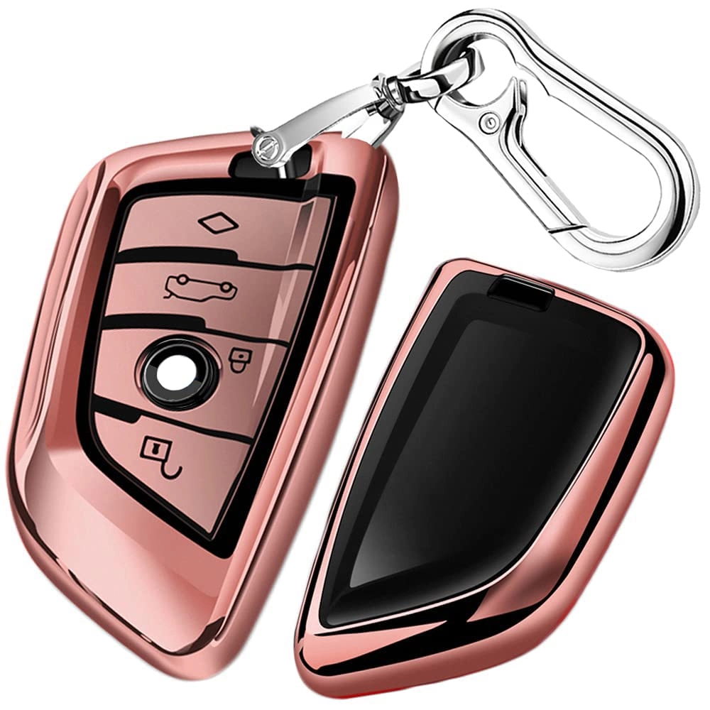 QBUC Key Fob Cover - Soft TPU Pink