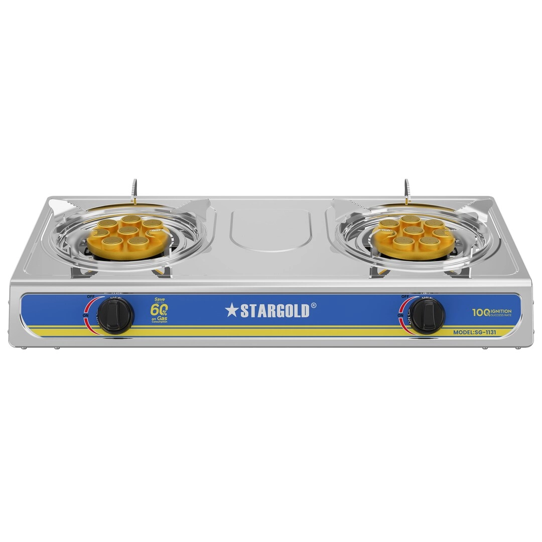 STARGOLD INTERNATIONAL Double Burner SG-1131 GAS Cooker