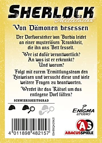 Sherlock Mittelalter: Von Dämonen besessen - Card Game (German)