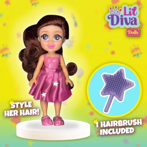 SOPHIA Fashion Doll - 6" Soft Movable Body Ages 3+