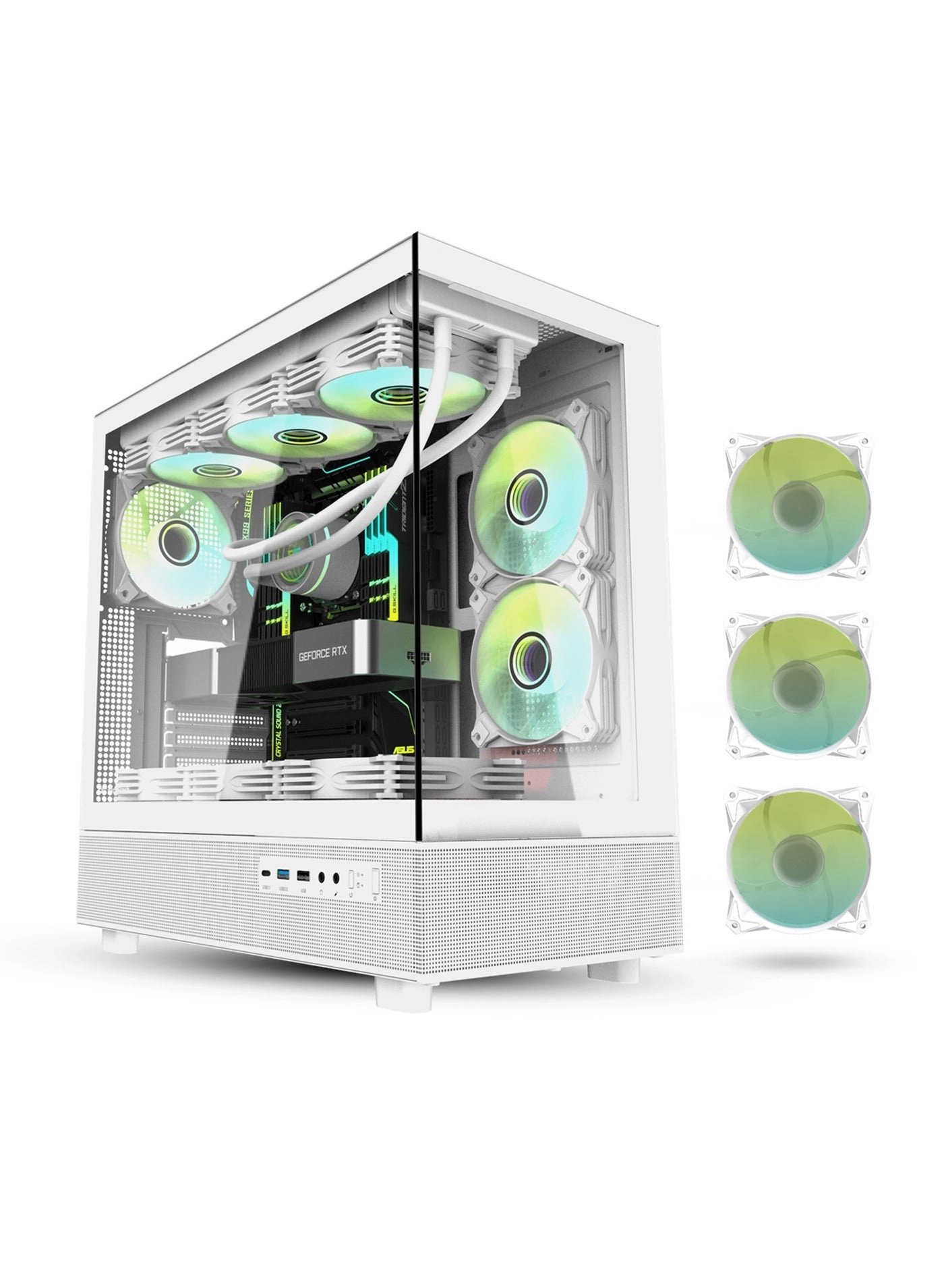 DPX90 - Tempered Glass Panels Mid Tower
