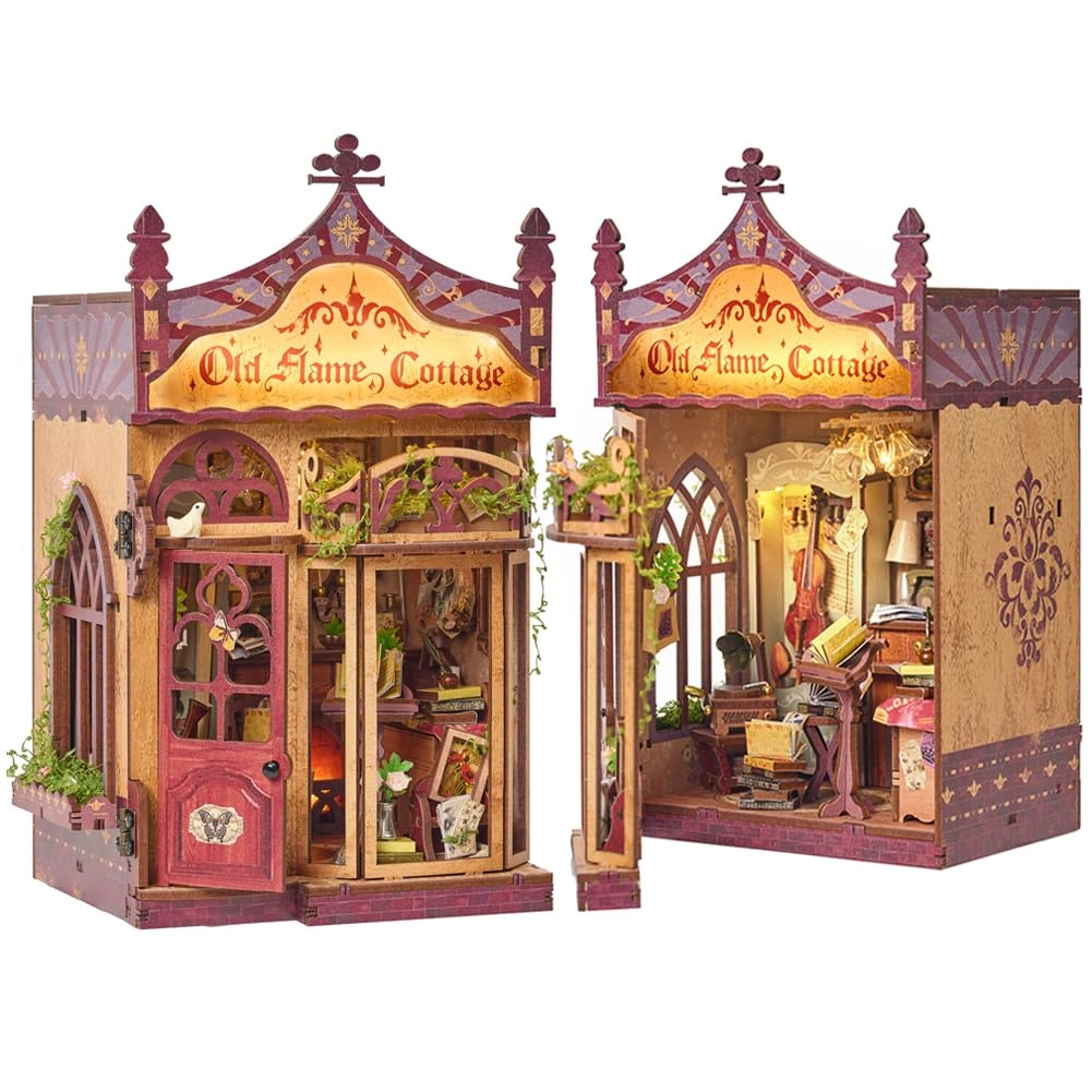 Miniature Wooden Dollhouse Furniture Kit - Creative Room 1:24