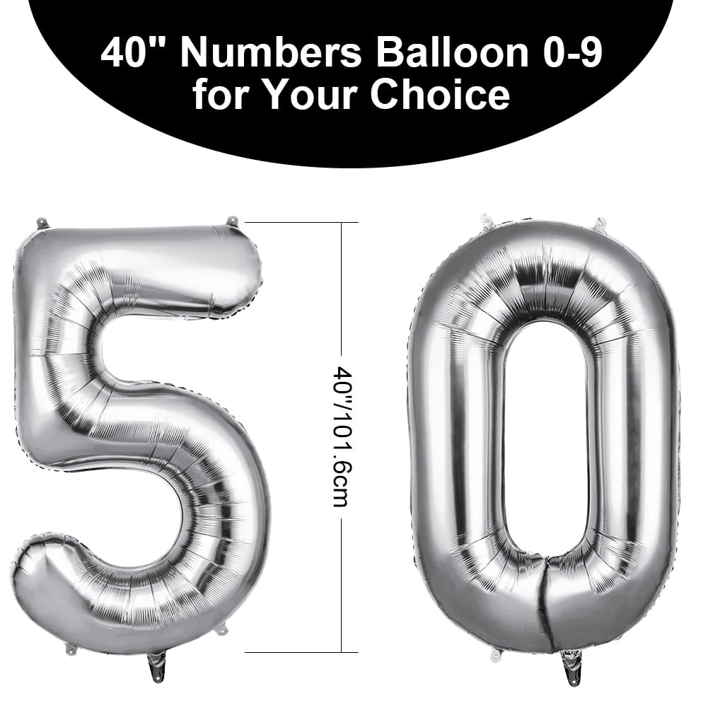 Number 50 - 2 piece(s) Birthday