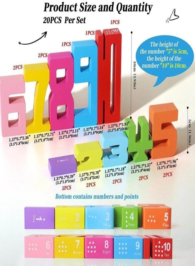 Number Blocks - Ages 3-8 20 pieces
